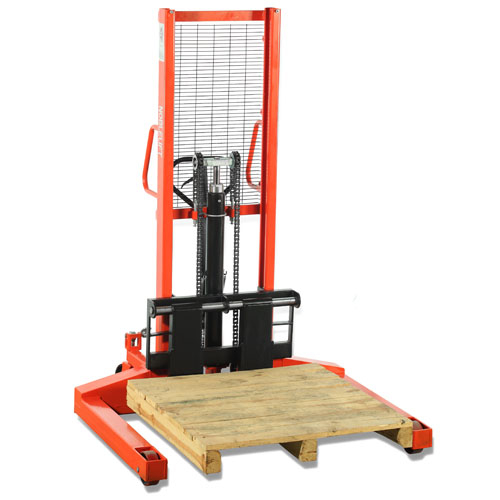 Ручной штабелер NOBLELIFT SFH1016AG регулируемые грузовые и опорные вилы